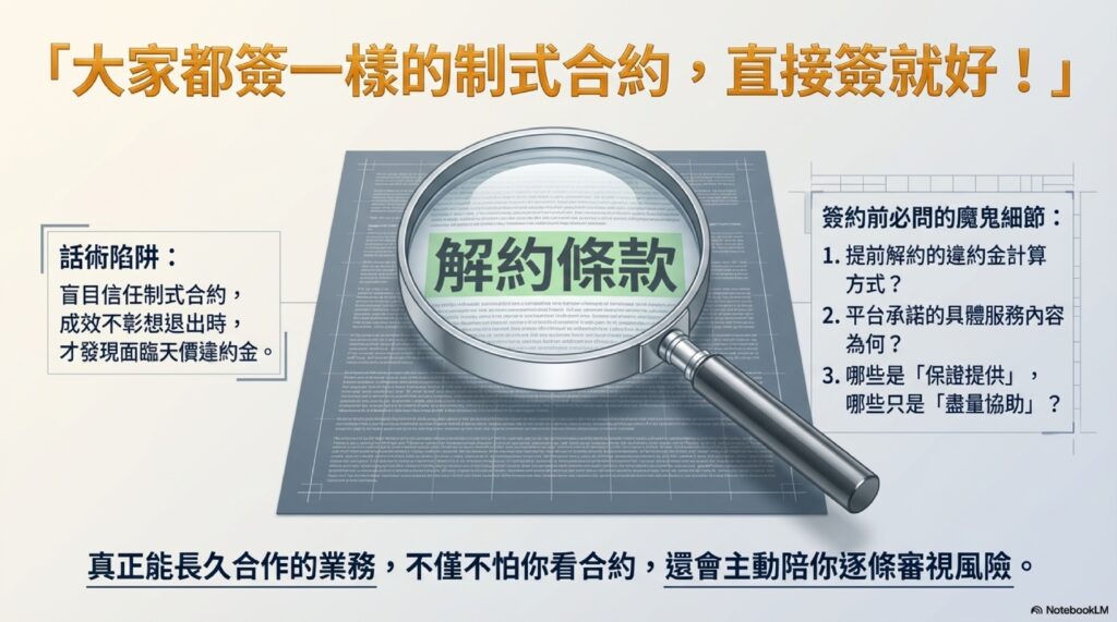 想做跨境電商?10 個避免被業務話術影響的技巧 8 外銷實驗室_跨境電商解約條款